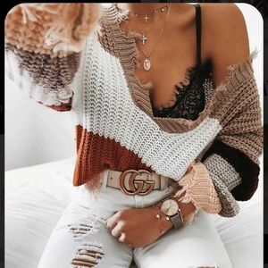 Color block Sweater